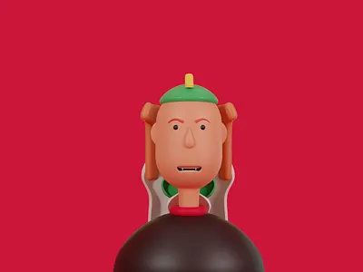 Cute (kutty) Satan 3d animation 3d art 3dart blender3d characterdesign uielements