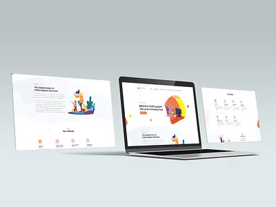 Child support website UI app design app designer architecture creative creative agency design freelance designer landing page design mobile app mobile app design most viewed dribbble shot ui uiuxdesign