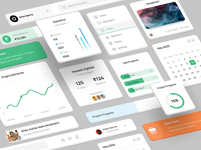 UI Component 3d component concept crypto dashboard design element graphic design nft ui ui component uiux ux web webdesign