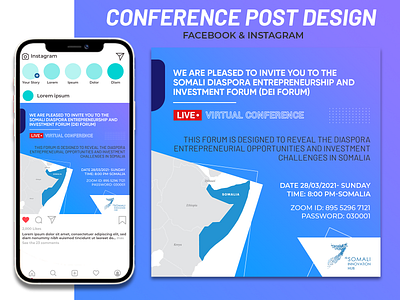 Conference Banner Design banner ad banner design business banner conference banner instagram banner instagram post social banner social media design social post social post design