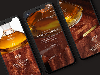 The Macallan alcohol brand clean drink glass luxury macallan mobile sophisticated whisky