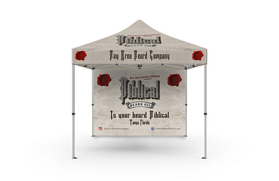 Canopy or tent design for Bay area beard company banner booth canopy canopy design gazebo inflatable tent pop up wall print promotional stand tent tent design tread show