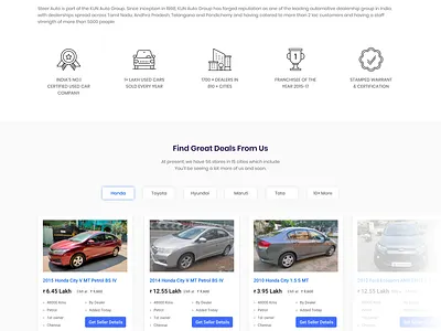Car Card Layout auto car dealer card card design illustration ui ux