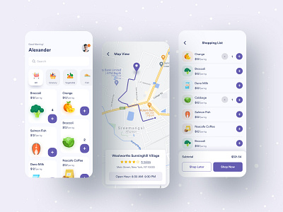 Grocery App creative grocery mobile mobile app mobile app design mobile design shopping app ui ux