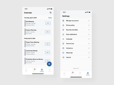 Business Mobile App app apps apps design calendar clean design ios ios app ios app design minimal ui ui ux ui design uidesign uiux ux ux ui ux design uxdesign uxui