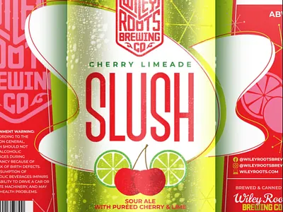 Slush - Brand Refresh beer can branding label logo packaging