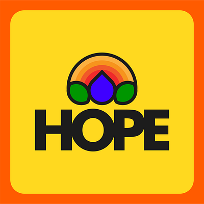 HOPE flat icon logo logodesign logos logotype minimal