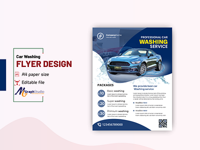 Car washing flyer design template business flyer car cleaning car washing creative cretive detailing flyer flyer template leaflet poster print materils