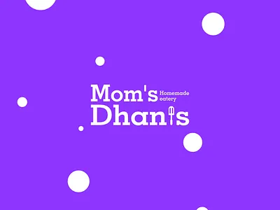 Moms Dhanis logo design + fryer spoon icon brand design branding design icon identity illustration illustrator logo logo design logodesign logotype mark minimal modern monogram symbol