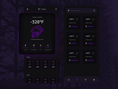 daily UI | cold weather dailychallenge figma ui uidesign ux