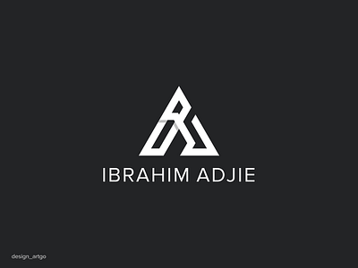 Ibrahim Adjie branding design flat ia illustration letter ia logo logo logos minimal minimalist monogram simple typography ui vector