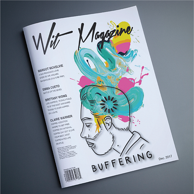 Wit Magazine digital art graphic design graphic designer illustration illustration design illustration digital magazine cover magazine design magazine illustration