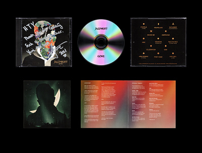 Jazznight — Jewel Case Packaging album album cover artwork cd classic compact disc illustration jewel case liner notes lp tracklist typography