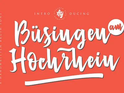 Busingen Am Hochrhein brush font brush fonts clean font font font awesome font design font family fonts lettering script font script fonts script typeface type type art type design typedesign typeface typogaphy