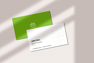 Libera Business Card branding businesscard design logo minimal typography