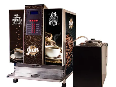 Coffee Machine Branding brand design brand identity branding design design photoshop photoshop art