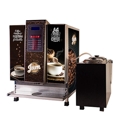 Coffee Machine Branding brand design brand identity branding design design photoshop photoshop art