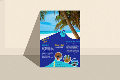 "HOLIDAY TOUR "FLYER DESIGN abstract adobe illustrator adobe ilustrator adobe photoshop agency branding best design best designer best shot brand identity brochure design colorful logo colourful design cover design flyer best shot flyer design flyer template kdp leaflet design magazine cover typography