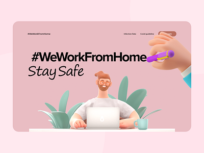 Home Office - Landing Page Design 2021 2021 design 2021 trend clean design designs germany homeoffice landingpage landingpages minimal ui uiux ux web design webdesign webdesigns website website design