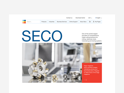 SECO – corporate website redesign design figma minimal typography ui ux web webdesign website website design