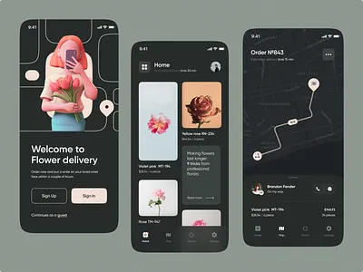 Flower Delivery Mobile App app flower delivery flowers mobile shop store