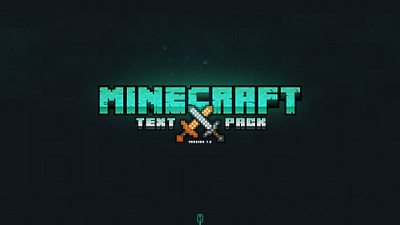 Minecraft Text Pack adobe illustrator design game art games gaming minecraft minecraft building type type art typeface vector vector art vector artwork