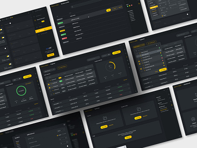 Signal Generator Web App app design black broadcast broadcasting dark app dark mode dark theme dark ui grey interface ui ux ui design user experience user interface ux design web app web apps yellow