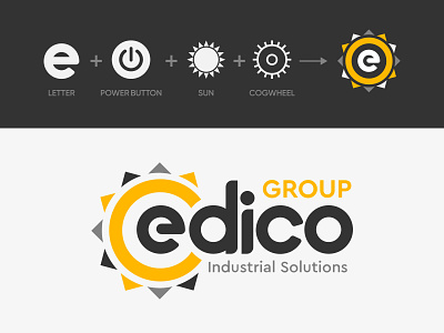 Logo Redesign for Edico Group design electric electric logo energy logo design logo redesign logodesign