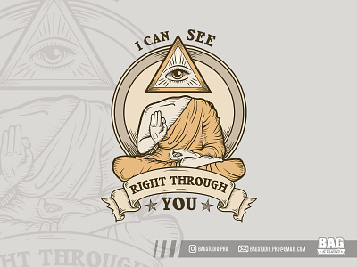 I Can See Right Through You Buddha All Seeing Eye divination
