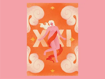 The World cards design illustration illustration art illustration design illustration digital photoshop art tarot tarot card women