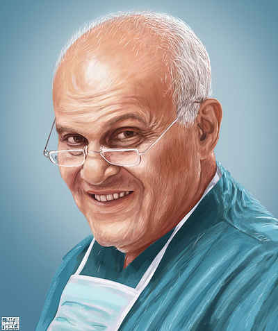 Magdi Yacoub - Digital Painting a.taymour abdelrahman taymour art artwork digital painting digitalart drawing illustration painting photoshop taymour vector art