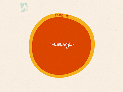 E - easy art circle easy flat illustration procreate simple thestyleclassillustration wellbeing