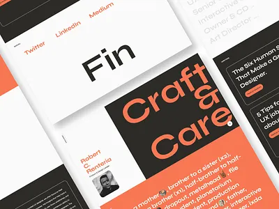 Personal Portfolio Site (WIP) branding design identity minimal modern personal personal site portfolio typography ui ux uxdesign uxui web webdesign website