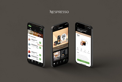 Nespress Mobile App app mobile ui ui ux ui design uidesign uiux