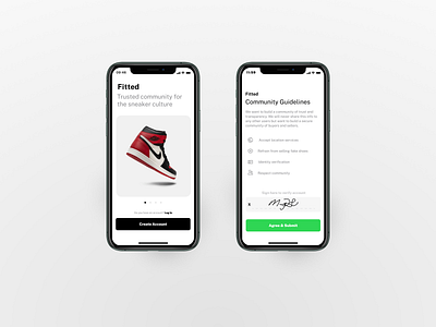 Sneaker App hypebeast ios jordan mobile app nike sneaker tech ui uiux