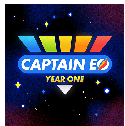 Captain Eo Year One Branding animated series annamaria ward branding illustrator logo tv pitch