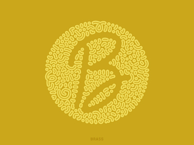 B 36daysoftype 36daysoftype02 36daysoftype2021 brass gold golden illustration path script vector