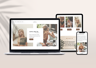 Desert Oasis Squarespace template