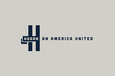 Larry Hogan for President election h patriotic political political design political logo politics poster design