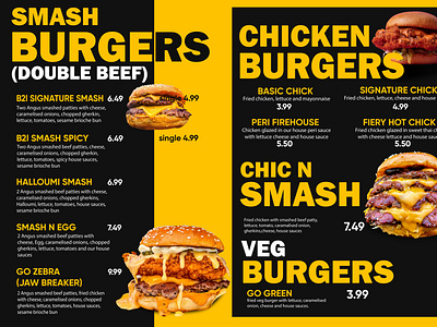 Burgers to Love design dining menu graphic design illustration logo design menu resturant menu