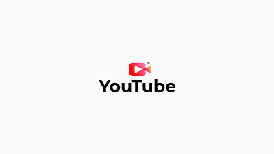 YouTube Logo Redesign camera logo logo logo design rebrand triangle logo video logo youtube logo