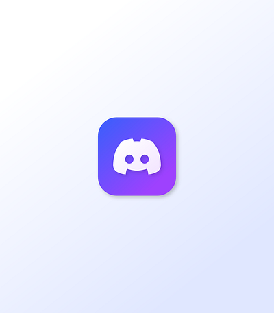 Discord Logo Redesign app icon app icon logo discord logo gradient logo logo logo design logo redesign purple gradient logo purple logo