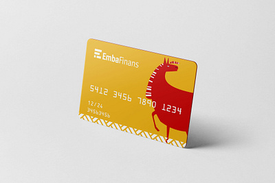 Embafinance Plastic credit card branding card design creative credit card design illustration