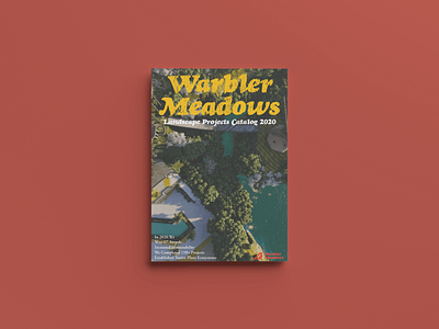 Warbler Meadows Landscape Catalog (2020) branding catalog illustrator landscape magazine