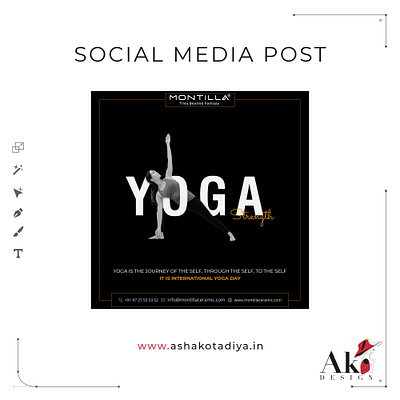 montila yoga post branding design identity illustration logo typography ux vector web