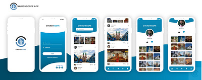 Church Design android app design church app church design church finder app ios app design uidesign uiux uxdesign vlog app design