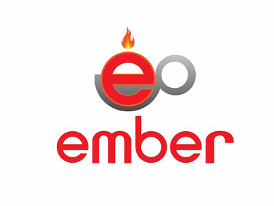 Ember logo branding graphic design logo