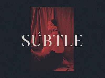 SÚBTLE aesthetic brand brand identity branding classic clothing brand dark fashion graphic design identity logo logo design logotype minimalism red style visual design