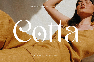 Cotta - Free Elegant Serif Font design display font free free font freebie illustration logo type typeface vintage