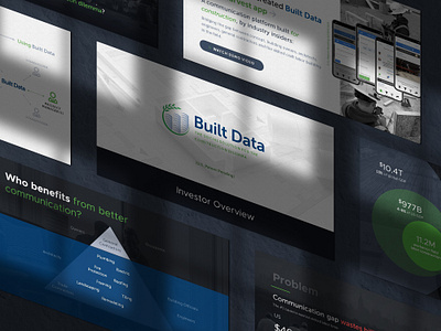 Built Data: Deck app b2b construction consumer report deck design document investment investor investor deck marketing pitch pitch deck pitch deck design presentation report report design research slide deck slides